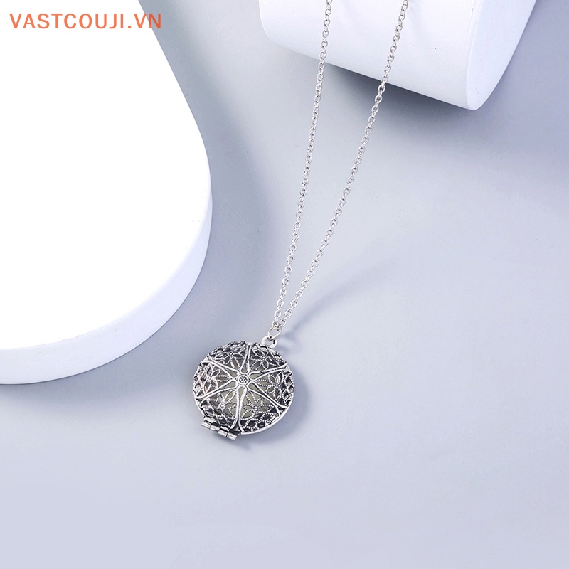 Vòng cổ Mặt Tròn Rỗng Phát Sáng Trong Bóng Tối Phong Cách VASTJI Punk Cho Nam Và Nữ