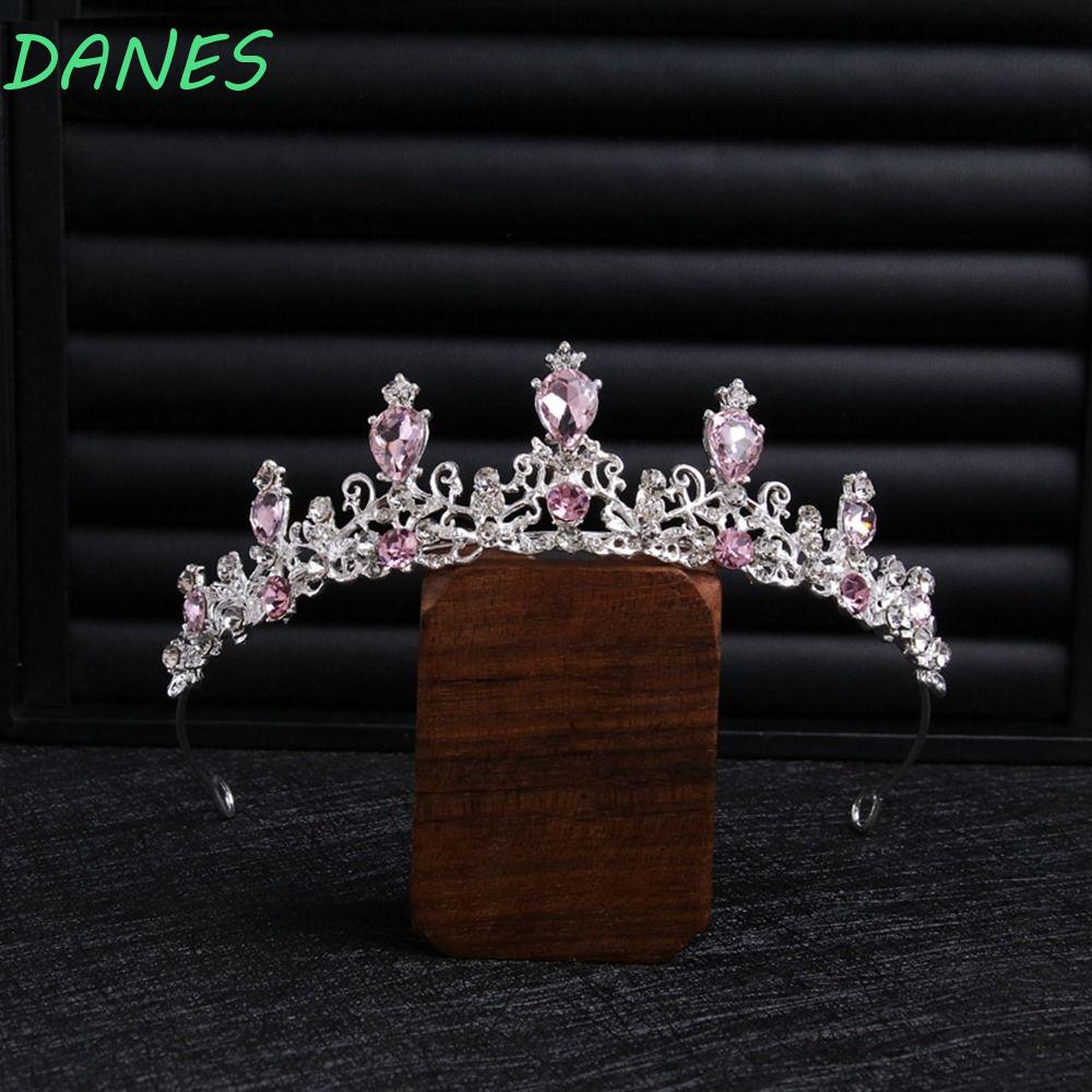 DANES Cài Tóc Hình Vương Miện Đính Đá Sang Trọng Cho Cô Dâu