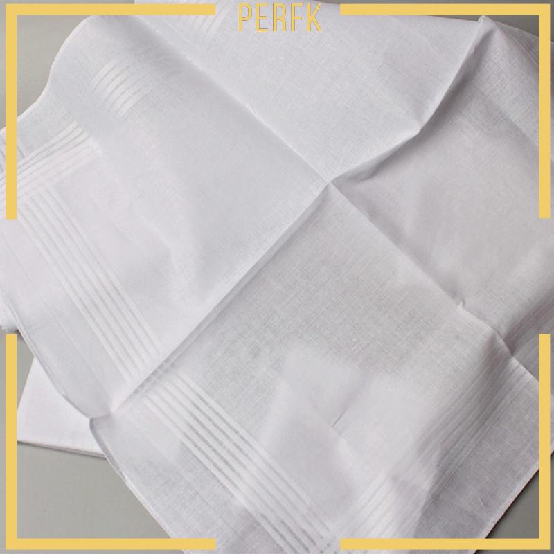 Set 6 Khăn Tay Bỏ Túi Mềm Mại Hình Vuông Cho Nam Sử Dụng Hàng Ngày