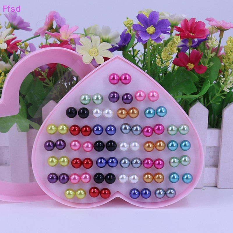 {Ffsd} Set 36 Đôi Bông Tai Hai Mặt Đính Ngọc Trai Venetian Dành Cho Nữ * Hàng Bán Chạy