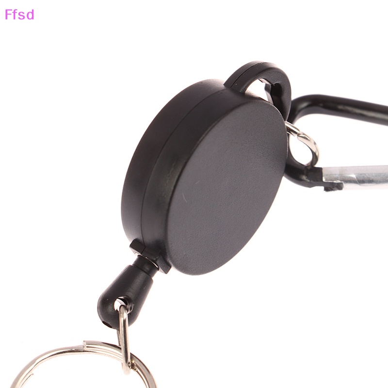 {Ffsd} Vòng Móc Chìa Khóa Có Thể Thu Vào Cho Thẻ Tên Bằng Kim Loại Kéo * Bán Chạy