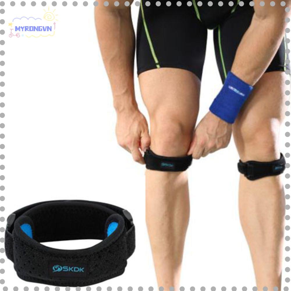 Đai Quấn Bảo Vệ Đầu Gối Màu Đen Hỗ Trợ Chơi Thể Thao