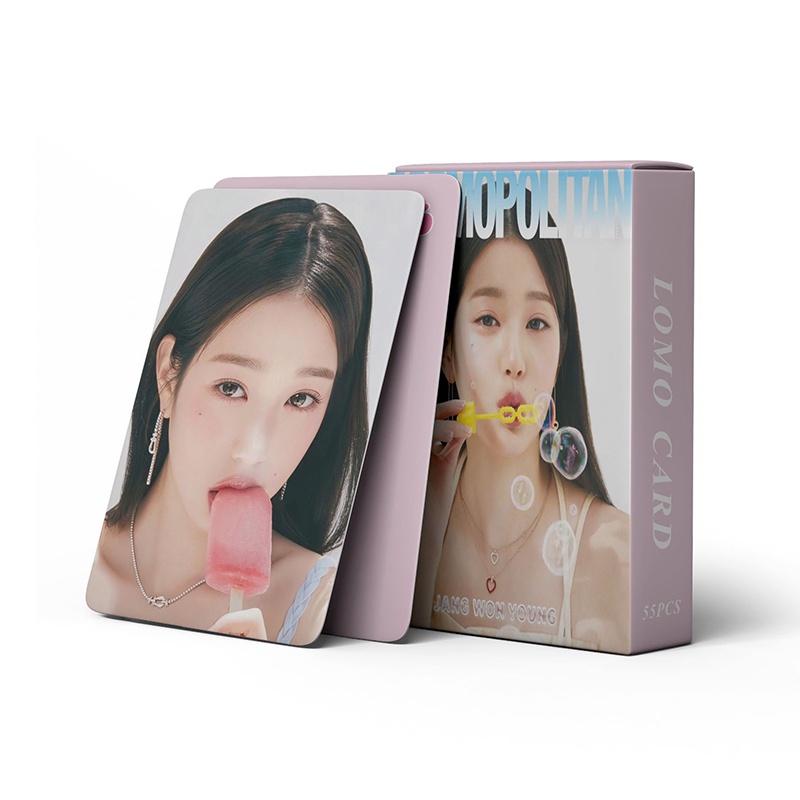 IVE WONYOUNG LOMO Card Set 55 Tấm Thẻ Ảnh Hình Nhóm Nhạc KPOP