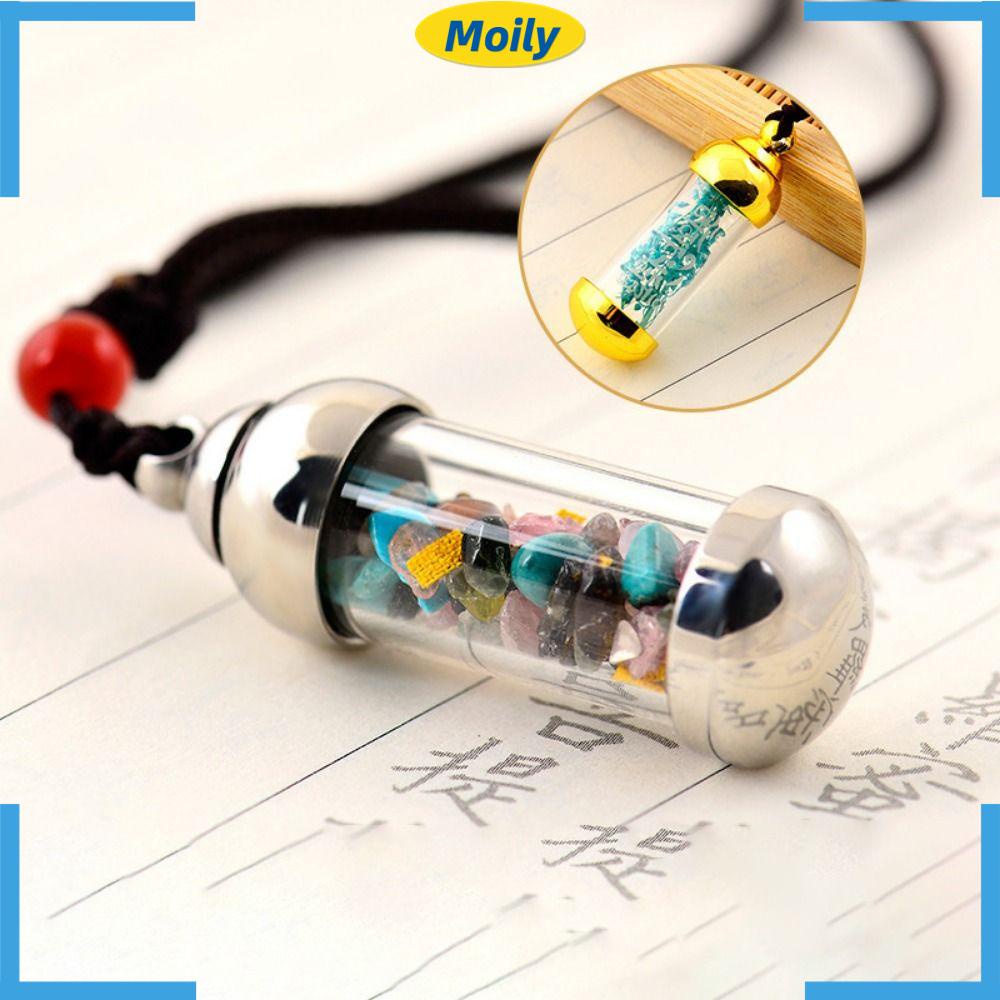 MOILYVN Vòng cổ Lọ Điều Ước Có Nắp Vặn