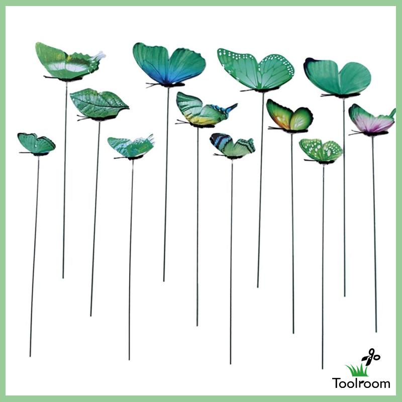 Bộ 12 Bươm Bướm Trang Trí Sân Vườn