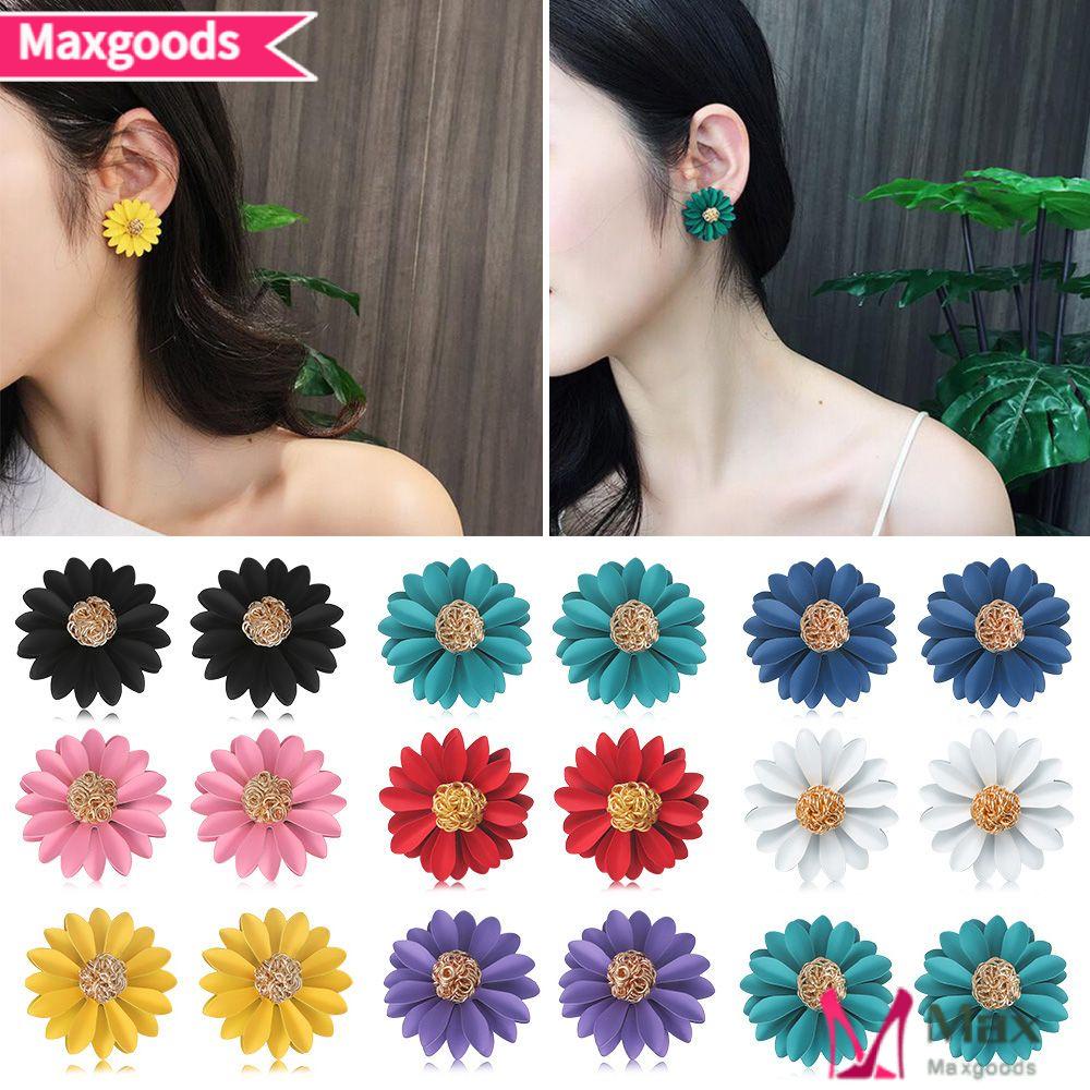 MAXG Khuyên Tai Hoa Lớn Phong Cách Hàn Quốc Mới Thanh Lịch Quyến Rũ