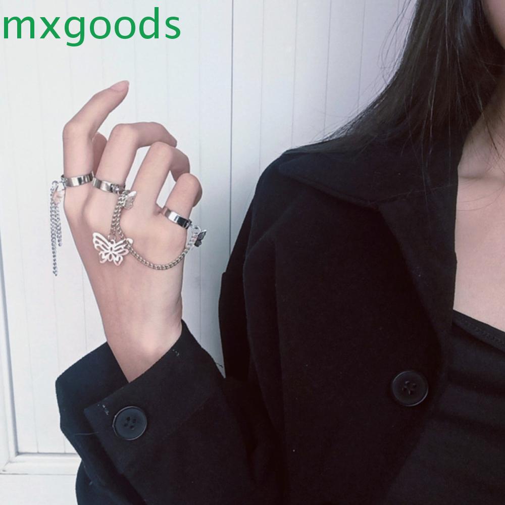 MXGOODS Nhẫn Tua Rua Nhiều Lớp Thời Trang Cá Tính Cho Nam Và Nữ