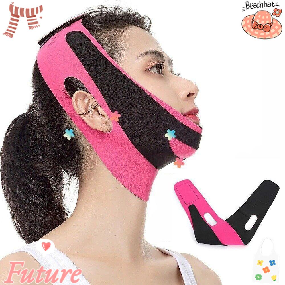 FUTURE Đai Quấn Co Giãn Định Hình Khuôn Mặt Chữ V Thoáng Khí