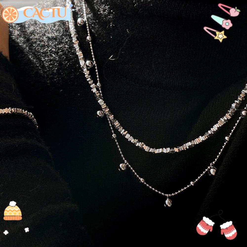 CACTU Vòng Cổ Choker Hình Học Không Đối Xứng Sáng Tạo