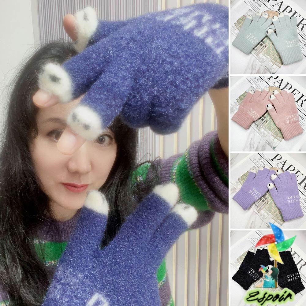 ESPO Găng Tay Thể Thao Dệt Kim Dễ Thương Cho Bé