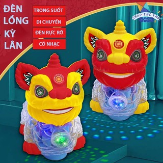Đồ chơi đèn lồng kỳ lân chạy pin có bánh xe di chuyển,có nhạc và đèn sáng rực rỡ