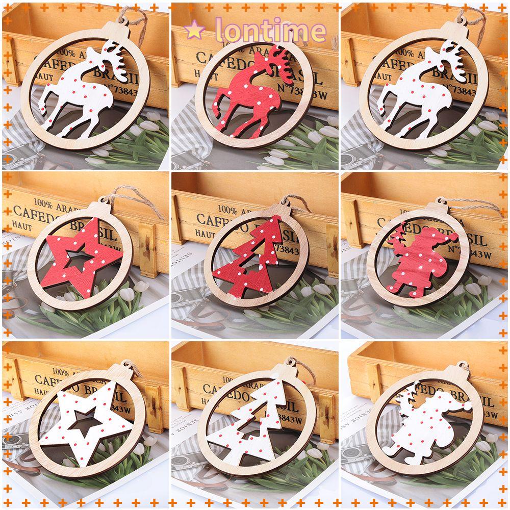 LONTIME Set 3 Phụ Kiện Treo Trang Trí Cây Thông Noel