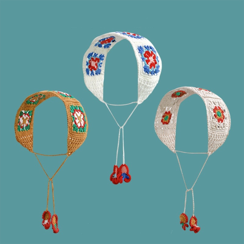 Băng Đô Đan Len Phong Cách Bohemian Thời Trang Cho Nữ