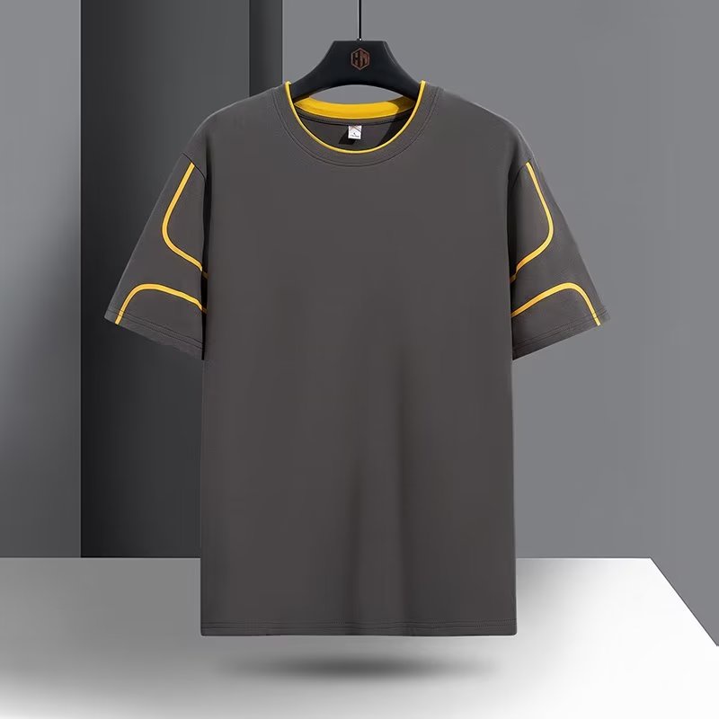 Áo Thun Tay Ngắn Cổ Tròn Dáng Rộng In Họa Tiết Graffiti Phong Cách Đường Phố Hip Hop Thời Trang Mùa Hè Cho Nam M-5XL