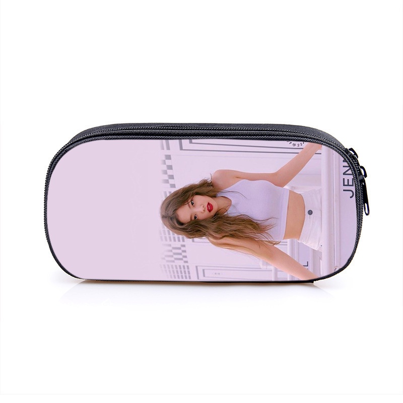 Hộp Bút In Hình BLACKPINK JISOO ROSE LISA JENNIE Cỡ Lớn Đa Năng Cho Nữ / Học Sinh SQ3