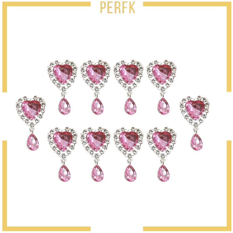 Bộ 10 Hạt Cườm Trang Trí Lưng Giày / Túi Xách