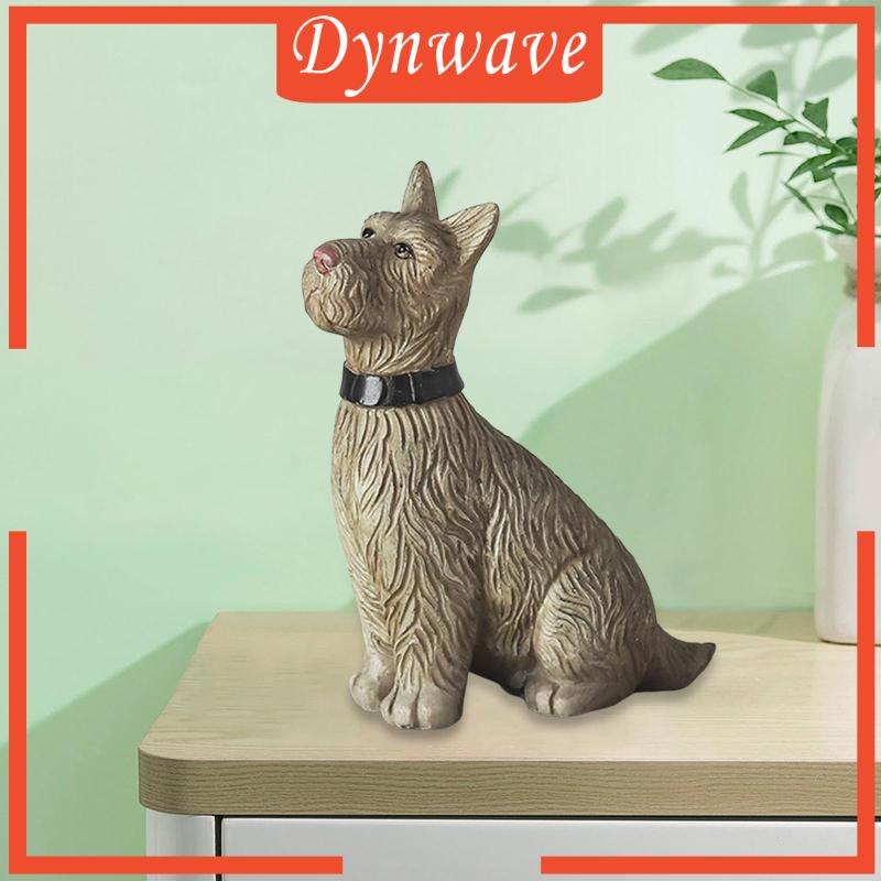 Đồ trang trí Chú Chó Bằng Nhựa Resin Chống Thấm Nước Trang Trí Ngoài Trời