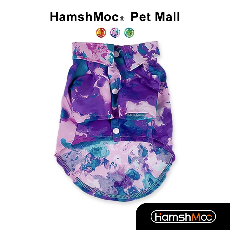 HamshMoc Trang Phục Mềm Nhẹ Thoáng Khí In Họa Tiết Hamsa Thời Trang Mùa Hè Cho Thú Cưng