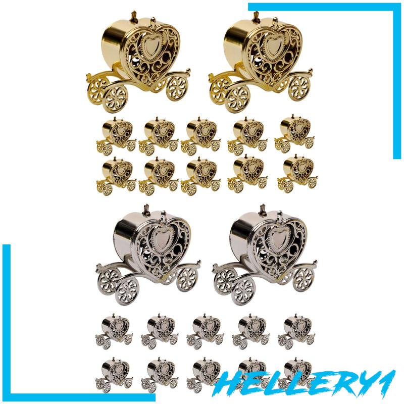 Bộ 12 Hộp Đựng Kẹo Hình Trái Tim Dùng Cho Tiệc Cưới