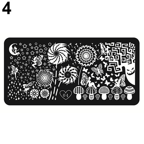 Gm Khuôn In Hình Trang Trí Móng Tay Nghệ Thuật DIY