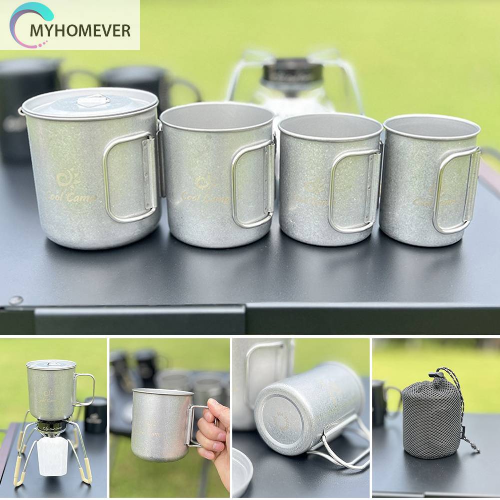 Set 4 Cốc Nước Siêu Nhẹ Tiện Dụng Khi Đi Cắm Trại