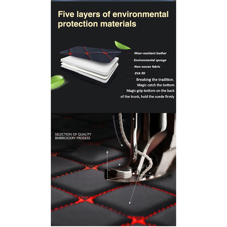 Thảm Lót Bảo Vệ Cốp Xe Hơi Chống Thấm Nước Cho Mazda CX-5 CX5 KF 2017~2023