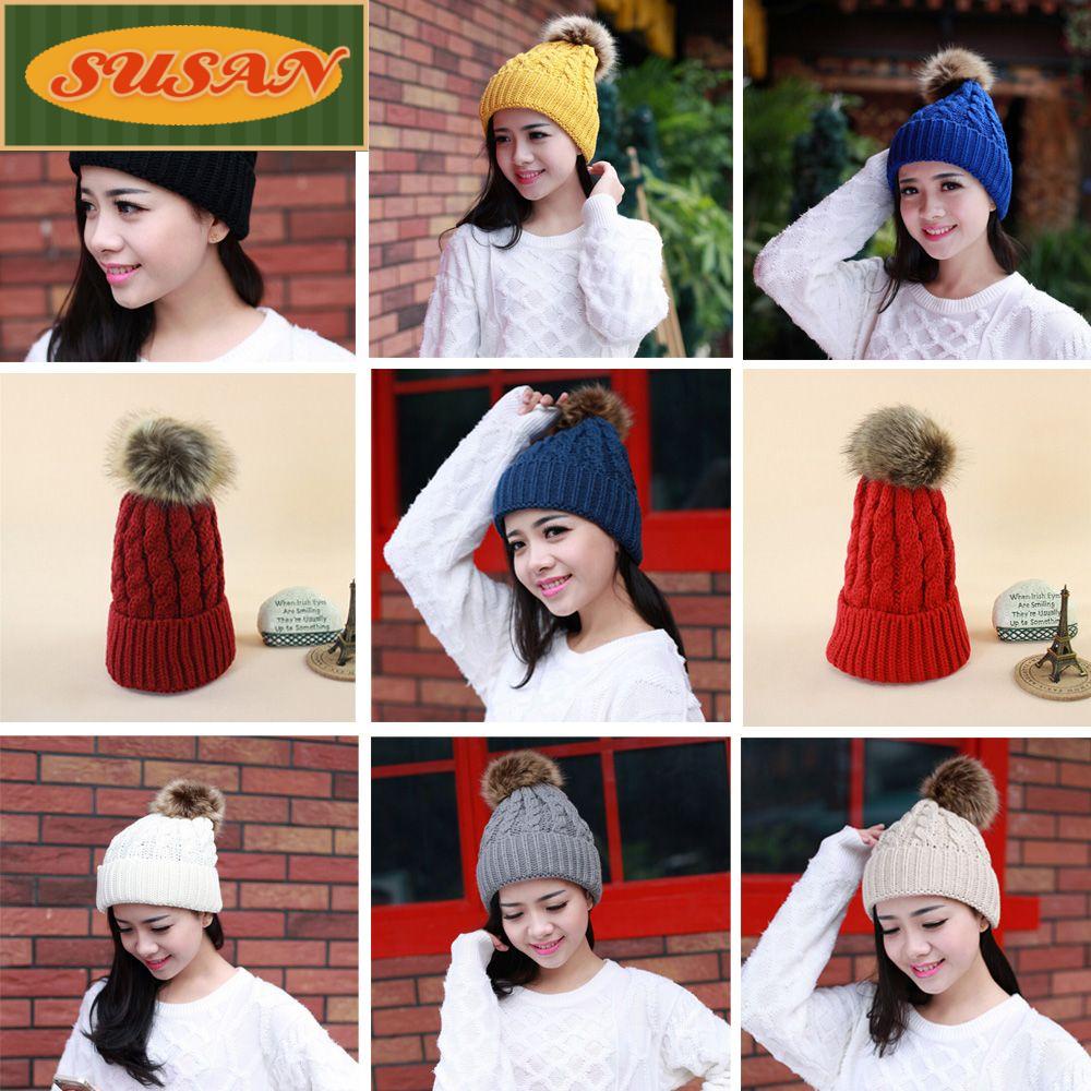 SUSANS Mũ Lông Gấu Mèo Thời Trang