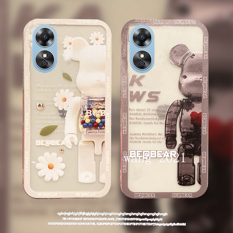 Ốp Điện Thoại Dẻo Trong Suốt Hình Gấu Dễ Thương Cho OPPO Reno10 Reno10 Pro + Plus 5G OPPO A78 4G 2023 OPPOReno10 Pro 5G