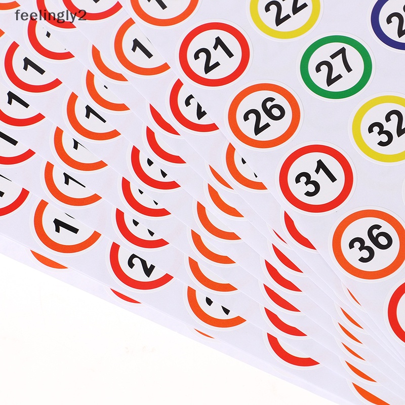 [Hàng Có Sẵn] Set 10 Tấm / 1 Số Dán Đánh Bóng Móng Tay Tự Dính Num (F)