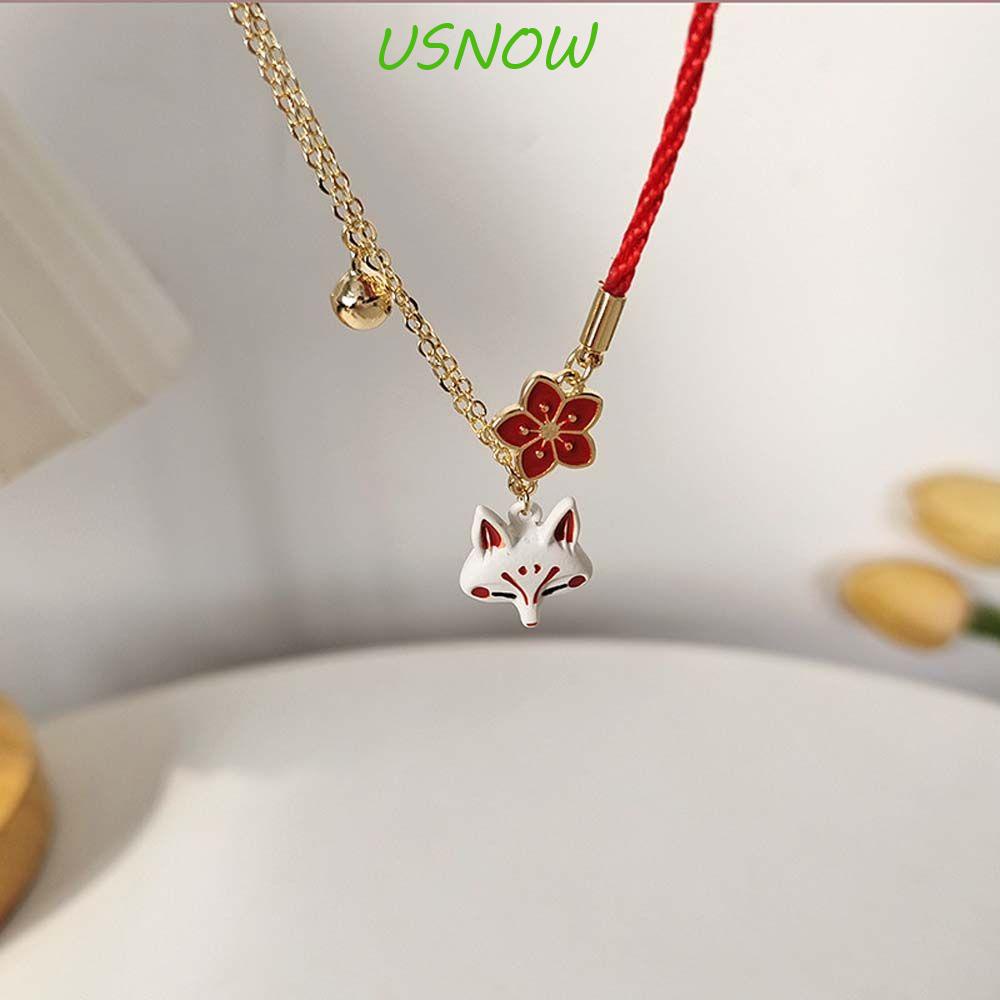 USNOW Vòng Tay Dây Đỏ Hình Động Vật Dễ Thương Phong Cách Hàn Quốc Cho Nữ