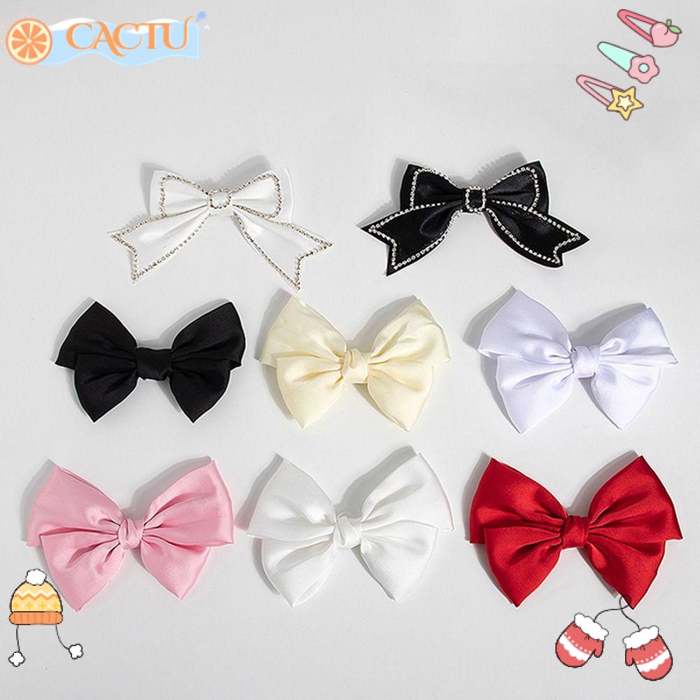 CACTU Phụ Kiện Trang Trí Xăng đan Đính Đá Hình Nơ Xinh Xắn Charms