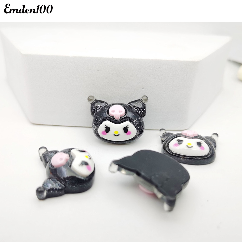 Bộ 10 Phụ Kiện Trang Trí Móng Tay 3D Hình Nhân Vật Hoạt Hình Đáng Yêu