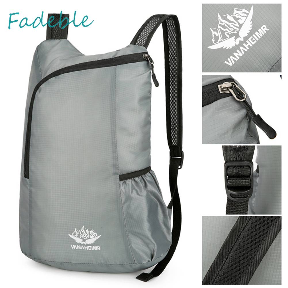 Ba Lô Nylon Sức Chứa Lớn Có Thể Gấp Lại Tiện Dụng