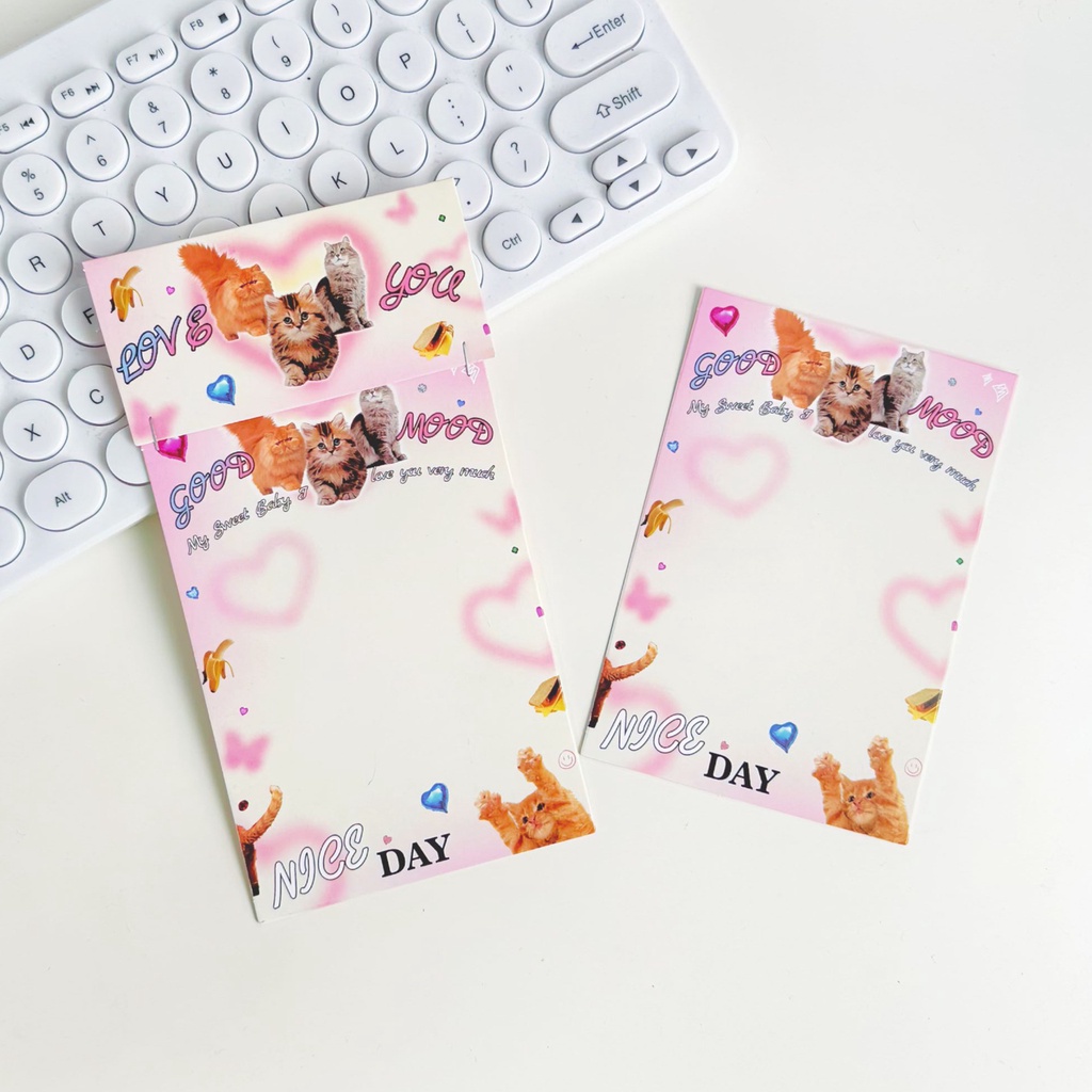 Set 10 Tấm card Hoạt Hình Dễ Thương Trang Trí Sự Bảo Vệ