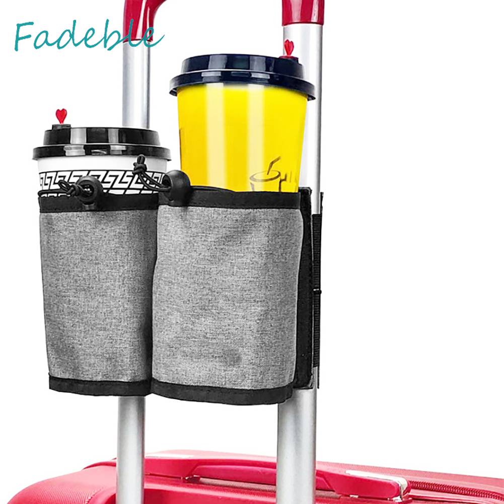 Giá Đỡ Cốc 2 Ngăn Bằng Vải Oxford Thoáng Khí Tiện Dụng Mang Theo Du Lịch