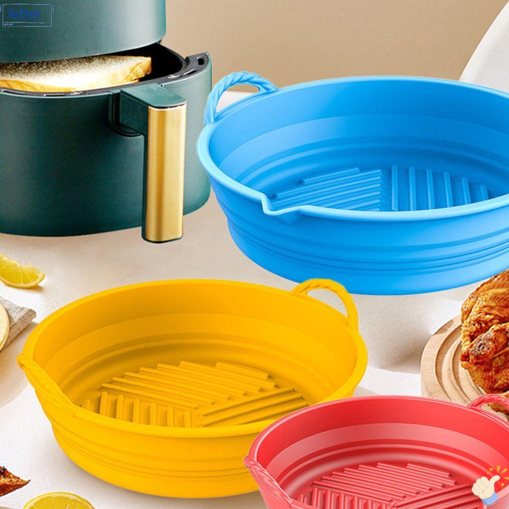 LET Khay Nướng Bánh Pizza Hình Tròn Bằng Silicone Tái Sử Dụng Tiện Lợi