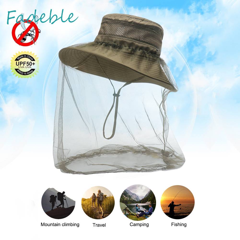 Mũ Câu Cá Chống Nắng Chống Muỗi Tiện Dụng