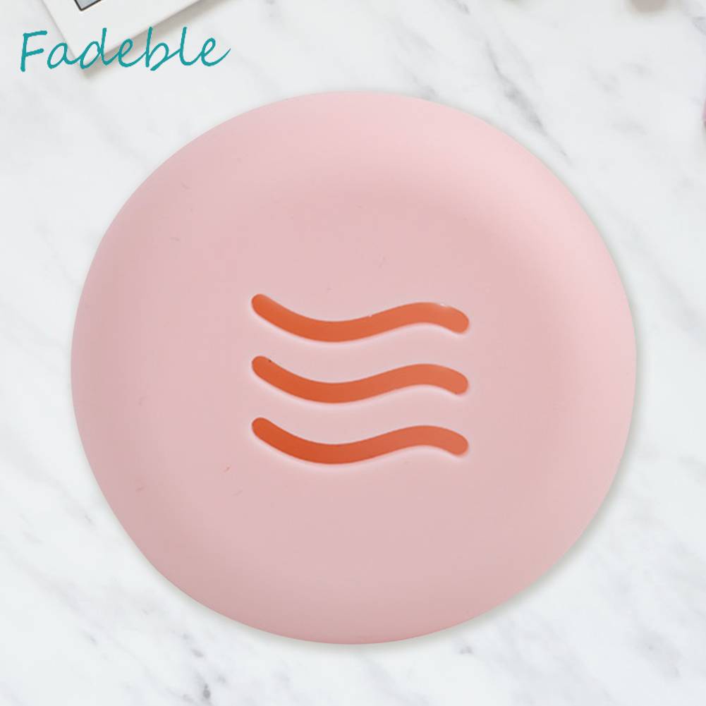 Giá Đỡ Mút Trang Điểm Bằng Silicone Hai Mặt Hình Tròn Tiện Lợi