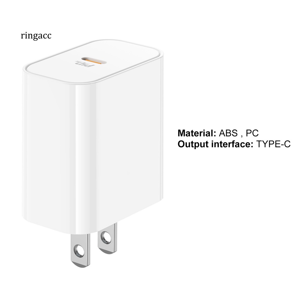 Bộ Sạc Điện Thoại Mini Chip Thông Minh PD20W Type-C Chống Sốc