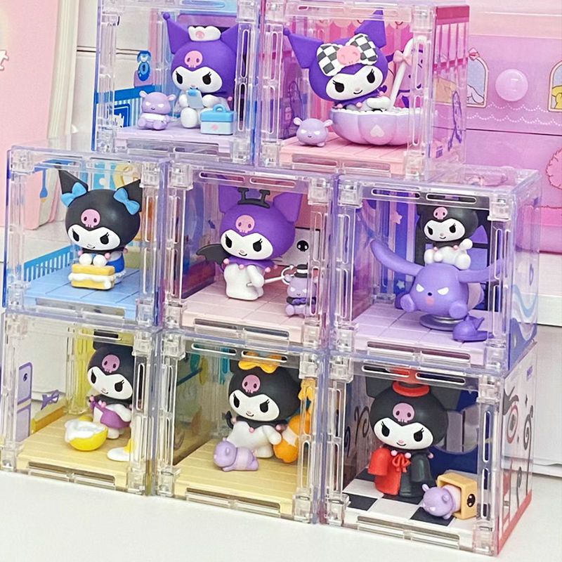 ✨Mô Hình Nhân Vật Sanrio Kuromi Dễ Thương Dùng Trang Trí Bàn Làm Việc