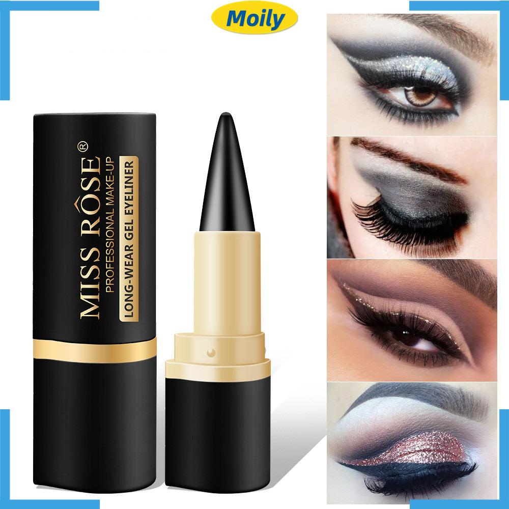 MOILYVN Bút Kẻ Mắt Dạng Gel Siêu Bền Màu Tự Nhiên Mau Khô Chống Thấm Nước