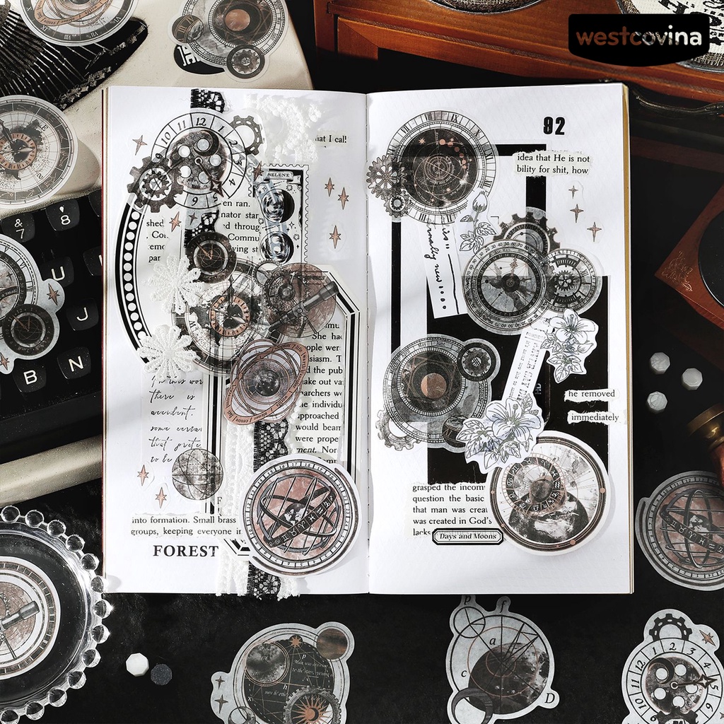 [WSTN]✎Set 60 Sticker Dán Trang Trí Sổ Tay DIY