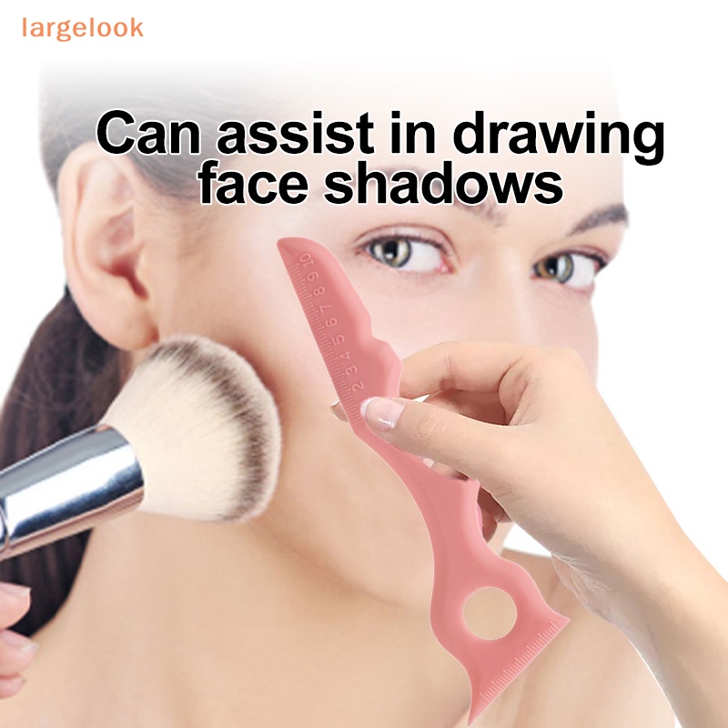 Thước Silicone Kẻ Mắt / Lông Mày Đa Năng Có Thể Tái Sử Dụng Cho Người Mới Bắt Đầu