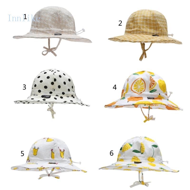 Nón Tai Bèo Chống Nắng In Họa Tiết Hoa Thân Thiện Với Da Cho Bé Sơ Sinh