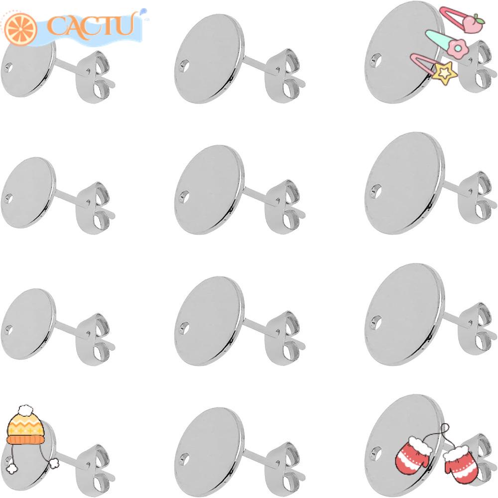 CACTU Bông Tai Hình Bươm Bướm Sau Lưng DIY Bằng Thép Không Gỉ Dành Cho Nữ