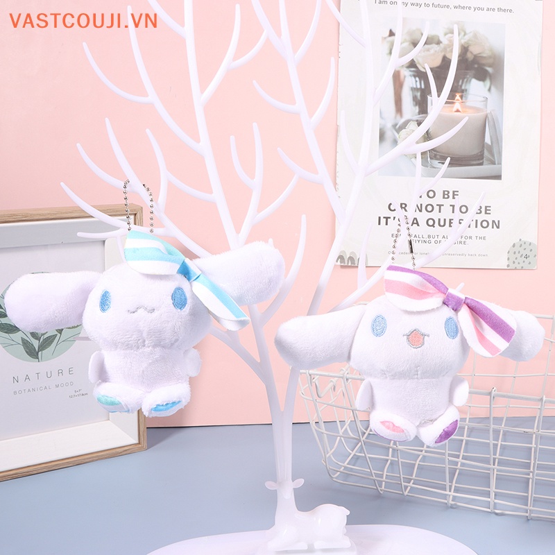 Móc Khóa Hình Thỏ Nhồi Bông Đáng Yêu 9CM