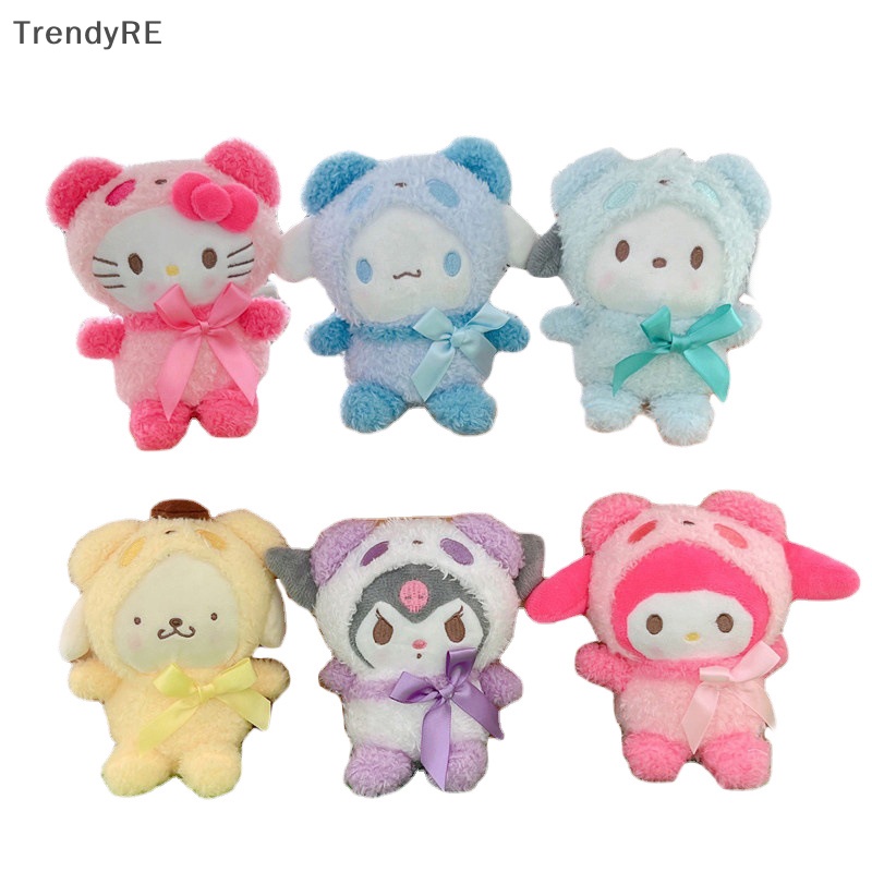 Móc Khóa Hình Thỏ Nhồi Bông Dễ Thương 14cm