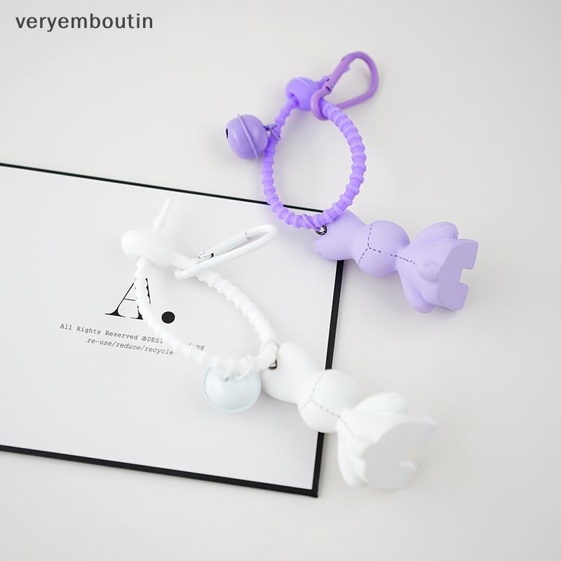 Móc Khóa Hình Thỏ Hoạt Hình Dễ Thương Sáng Tạo