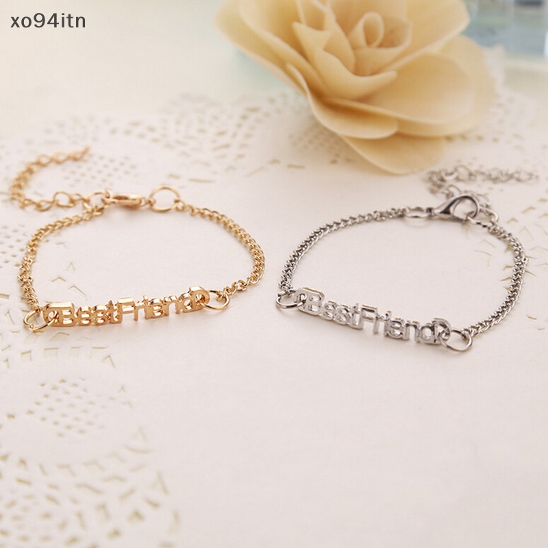 Vòng Tay Tình Bạn Bằng Hợp Kim In Chữ Best Friends