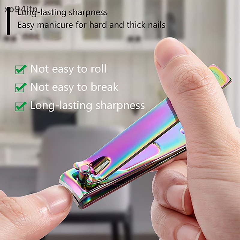 Kềm Cắt Móng Tay Bằng Thép Không Gỉ Nhiều Màu Sắc